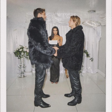 Lukas Gage and Chris Appleton wedding was officiated by Kim Kardashian.